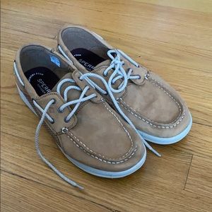 Sperry boys 6.5 leather boat shoes- worn once!